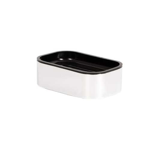 Contempo Collection Rectangular Soap Dish, Brushed Chrome